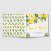 Citrus Lemon Mediterranean Bridal Shower Gastenboek (Volledig)
