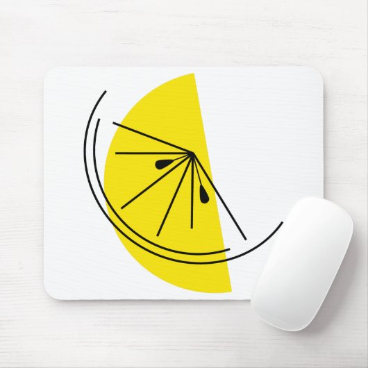 Citrus Lemon-muispad Muismat (Met muis)