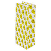 Citrus Lemon Multi geschenkzak wijn Cadeautas (Voorkant Gekanteld)