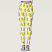 Citrus Lemon Multi-leggings Leggings (Voorkant)