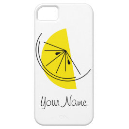 Citrus Lemon 'Name' iPhone case