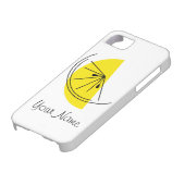 Citrus Lemon 'Name' iPhone case (Onderkant)