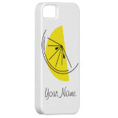 Citrus Lemon 'Name' iPhone case (Back/Rechts)