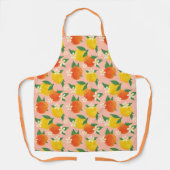 Citrus Lemon Orange Medium Apron Schort (Voorkant)
