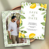 Citrus Lemon Orchard Fotobruiloft Save The Date