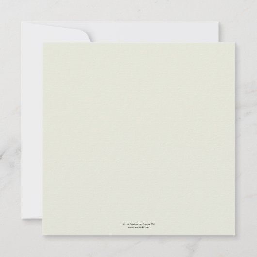 Citrus Lemon Orchard Waterverf Wedding Kaart (Achterkant)