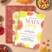 Citrus Lemon Pomelo Main Squeeze Vrijgezellenfeest Kaart
