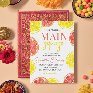 Citrus Lemon Pomelo Main Squeeze Vrijgezellenfeest Kaart