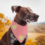 Citrus Lemon Script Name Pet Bandana<br><div class="desc">Cute Pet Name Bandana met Citrus</div>
