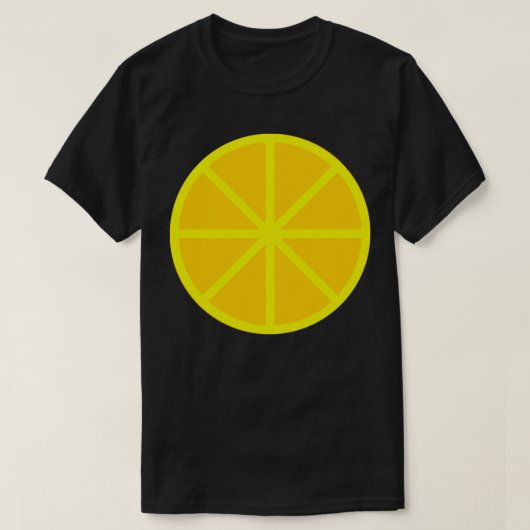 Citrus Lemon Slice T-shirt (Design voorkant)