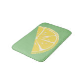 Citrus Lemon Slice Wedge Art Badmat (Gekanteld)