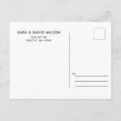 Citrus Lemon sparen het Briefkaart van de Aankondi (Achterkant)