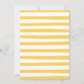 Citrus Lemon Theme Sweet One Eerste Verjaardag Kaart (Achterkant)