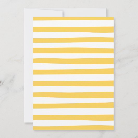 Citrus Lemon Theme Sweet One Eerste Verjaardag Kaart (Achterkant)