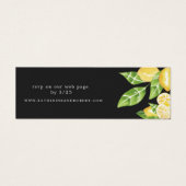 citrus lemon tree Wedding Website Kaart (Voorkant)