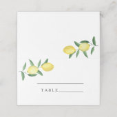 Citrus lemon - trouwplaatskaarten plaatskaartje (Buitenkant ongevouwen)