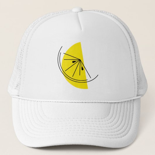 Citrus Lemon trucker hat Pet (Voorkant)