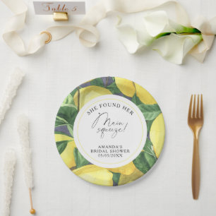 Citrus Lemon vond haar belangrijkste knijper Papieren Bordje