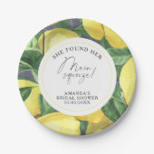 Citrus Lemon vond haar belangrijkste knijper Papieren Bordje (Voorkant)