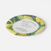 Citrus Lemon vond haar belangrijkste knijper Papieren Bordje (Gekanteld)