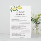 Citrus lemon - Wat zei de bruidegom tegen het brui (Staand voorkant)