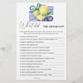 Citrus lemon - Wat zei de bruidegom tegen het brui (Voorkant)