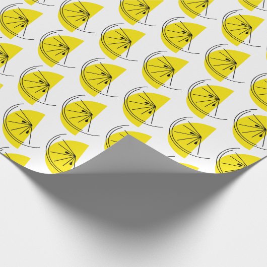 Citrus Lemon Wrapping Paper Cadeaupapier (Hoek)