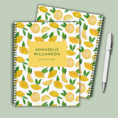 Citrus Lemon zomerfruit patroon Notitieboek
