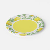 Citrus Lemons / Gele patroon papieren bord (Gekanteld)