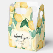 Citrus Lemons Greenery Hartelijk dank Bedankdoosjes (Geopend)