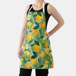 Citrus Lemons Limes Sinaasappels Kleurrijke Artisa Schort