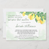 Citrus Lemons Vrijgezellenfeest per Mail Mint Wash Kaart (Voorkant)