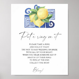 Citrus - lente zet een ring aan het spel poster