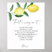 Citrus - lente zet een ring op het spel poster (Voorkant)