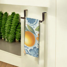 Citrus Levendige Citroen & Oranje Waterverf Bloeme