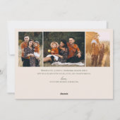 Citrus Lijst Horizontal 5 Foto Kerstmis Feestdagenkaart (Achterkant)