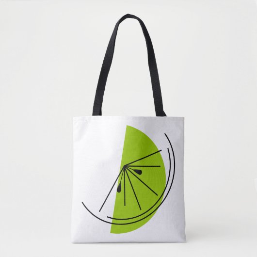 Citrus Lime, groen terug over het hele tas (Voorkant)