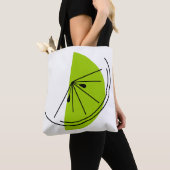 Citrus Lime, groen terug over het hele tas (Dichtbij)