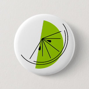 Citrus Lime knop Ronde Button 5,7 Cm