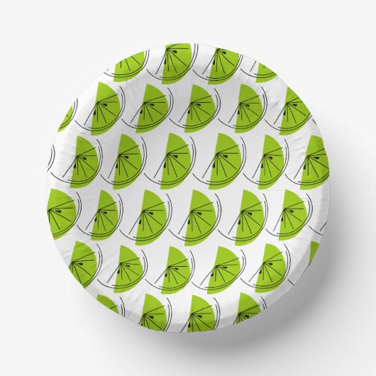 Citrus Lime Multi Papieren Kommen (Voorkant)
