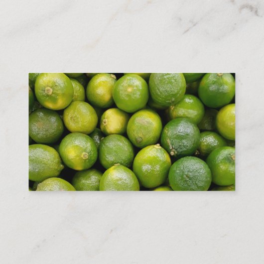 Citrus limoen boer jam maker groene visitekaartjes (Achterkant)