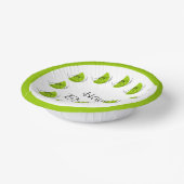 Citrus Limoen Circle Happy Birthday Papieren Kommen (Gebogen)