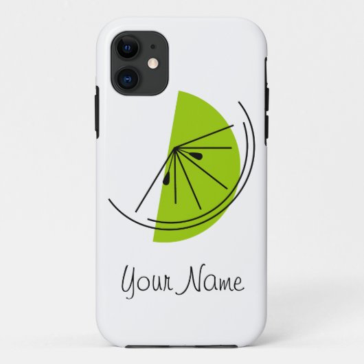 Citrus Limoen "Name" iPhone case (Achterkant)