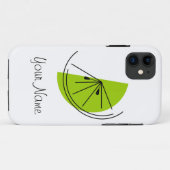 Citrus Limoen "Name" iPhone case (Achterkant (horizontaal))