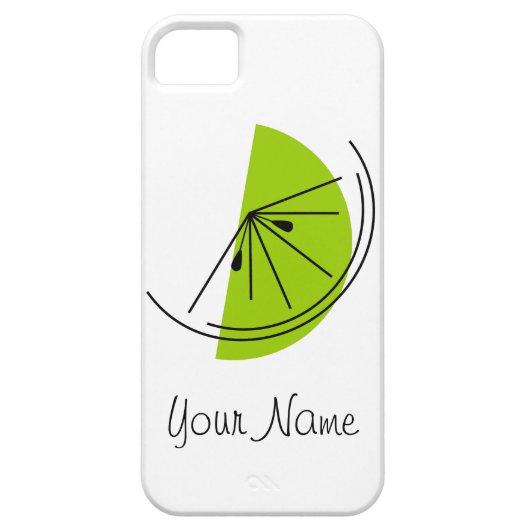 Citrus Limoen "Name" iPhone case (Achterkant)