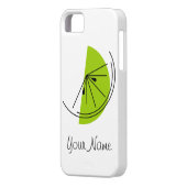 Citrus Limoen "Name" iPhone case (Achterkant Links)
