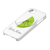 Citrus Limoen "Name" iPhone case (Onderkant)