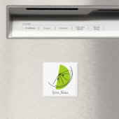Citrus Limoen Name magnet square (Insitu (Vaatwasser))