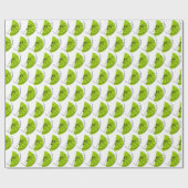 Citrus Limoen-opvulpapier Cadeaupapier (Vlak)