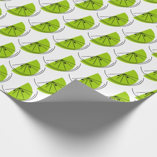 Citrus Limoen-opvulpapier Cadeaupapier (Hoek)